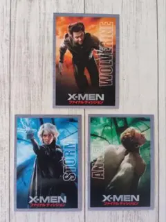 X-MAN ファイナルディシジョン　カード　ウルヴァリン　ストーム　エンジェル