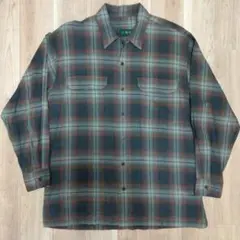 90s J.CREWオンブレチェック 長袖シャツ - メルカリ