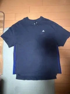 adidas Tシャツ ネイビー サイドラインのサムネイル