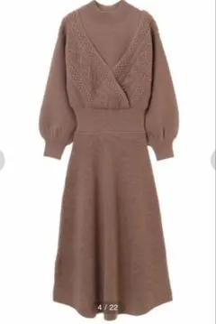 31 Sons de mode♡レイヤードカシュクールニットワンピース♡