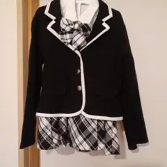 130cm 女の子 フォーマル xoxo school 4点セット