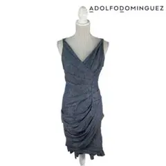 08T855☆ ADOLFO DOMINGUEZ Sleeveless Dress Spring/Summer