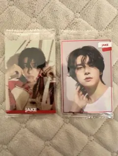 ジェイク レア1枚＆ノーマル1枚 ENHYPENツインウエハース シール