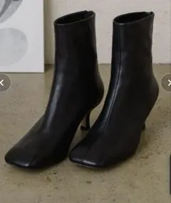 サイドゴアブーツ 本革 23.5