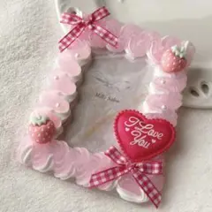 ホイップデコ トレカケース♡ No.10ピンク