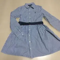 ラルフローレン　ストライプ シャツワンピース