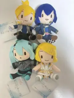 劇場版 プロジェクトセカイ ふわぷちマスコット ミク　リン　カイト　レン