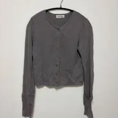 Tina:Jojun 長袖カーディガン グレー