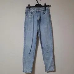 ZARA　ザラ　ハイウエスト マムフィット デニムパンツ　Sサイズ