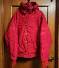 80s 90s 日本製 Y2K ファー ピンク ギャル レディース 短丈 春服 