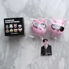 【匿名配送】スキズ ランダムフェイスキーリング チャンビン トゥエッキ セット