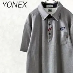 YONEX ポロシャツ 半袖 ロゴ刺繍 胸ポケット 大きめ テニス バドミントンのサムネイル