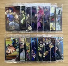 ジョジョの奇妙な冒険 ウエハース 第2弾 メタリックプラカード 16枚セット