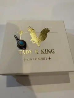 TADY&KING フェザー ペンダント ターコイズ　トップのみ