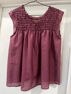 ナノユニバースノースリーブシャツ