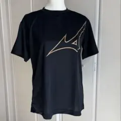 【新品タグ付き】ミズノ ドライTシャツ M ブラック 吸汗速乾 スポーツ 半袖