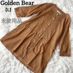 ゴールデンベア✨未使用品✨L✨ドット柄✨シャツ✨チュニック✨羽織り