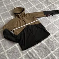 2XL フード付きマウンテンパーカー ブラウン/ブラック