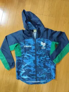 ATHLETA 迷彩ウィンドブレーカーとジョガーパンツセット 150cm　ピステ