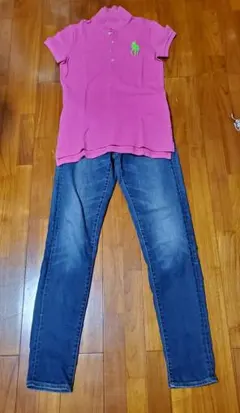 ラルフローレンポロシャツ&デニム