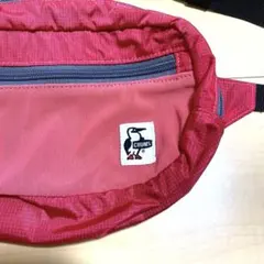 【美品】CHUMS ボディバッグ ウエストポーチ ピンク