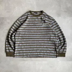 90s 古着 ボーダー ロンT サーフ Tシャツ cityboy