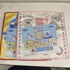 おさるのジョージ セガラッキーくじ 一番くじ Ｇ賞 ハンドタオル