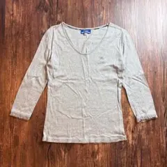 【古着】BURBERRY BLUE LABEL 七分袖 カットソー 38