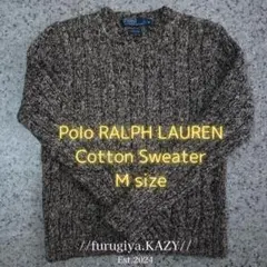 ポロ ラルフローレン ケーブルニットセーター M