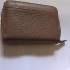 LASIEM 二つ折り財布 カードケース じゃばら式 ピンクベージュ