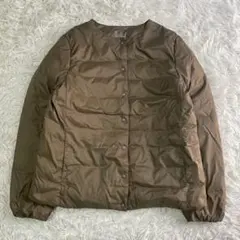PPK様専用　美品　無印良品 軽量ダウンポケッタブルノーカラージャケット　L