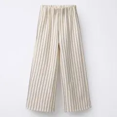 ZARA KIDS / 新品・未使用 164cmストライプ柄 ワイドパンツ