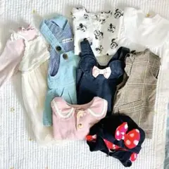 長袖トップス/ワンピース ８点セット　90cm