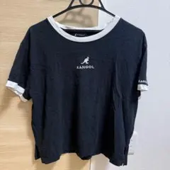 KANGOL リンガーTシャツ ブラック M