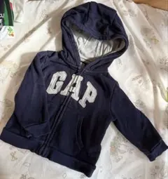 Baby Gap ジップアップパーカー ネイビー 80サイズのサムネイル