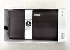 【新品未使用】カルバンクライン ラウンドファスナー長財布79441BRレザー箱入