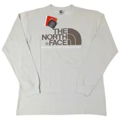 新品 日本製 ノースフェイス　長袖Ｔシャツ ロンＴ　XL アイボリー