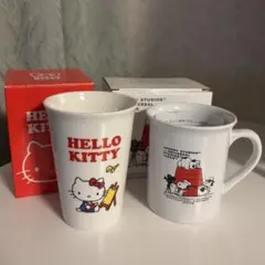 ニッセイ スヌーピー マグカップ　ハローキティ 陶器 コップ 湯呑み ローソン