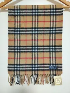 新品タグ付 Burberry バーバリー マフラーノバチェック ウールのサムネイル