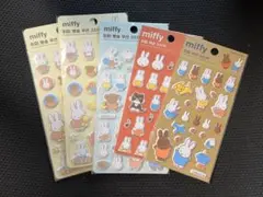 miffy キャラクターシール 5枚セットのサムネイル