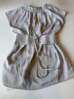 LIP SERVICEグレー ノースリーブ トップス ウエストマーク キレイ系