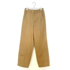 サムシング カーゴパンツ XS ハイウエスト ベージュ ウエスト調節可 美品