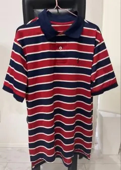 POLO RALPH LAUREN ボーダー ポロシャツ 赤紺