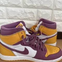 Nike Air Jordan 1 パープル/イエロー ハイカット