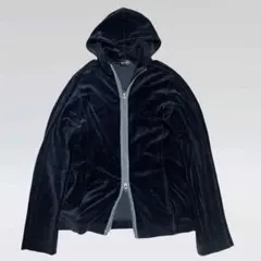 archive velours double zip hoodie y2k/古着のサムネイル