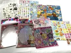 平成　レトロ　ファンシー　アニマル　くま　シール帳・シール　大量　おまとめ売り