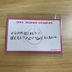 TREASURE ジョンファン ポストカード