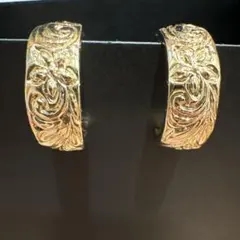 ハワイアンジュエリー 18kコーティングピアス