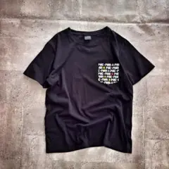 ハ*ウ様 古着 GU パックマン 黒 胸ポケット シンプル 半袖Tシャツ アメリ