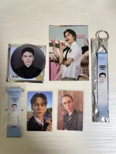 ◆ SEVENTEEN バーノンvernon キーホルダー 缶バッジ トレカ